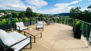 Furniture on the terrace