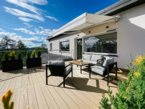 Awning on the terrace